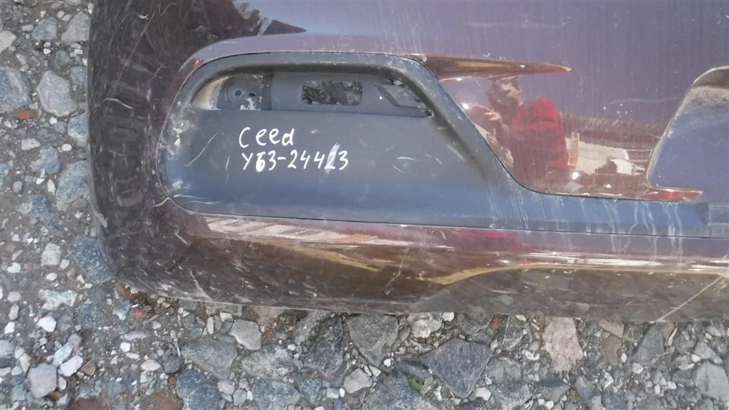 Накладка заднего бампера KIA Ceed JD (2012—2015)