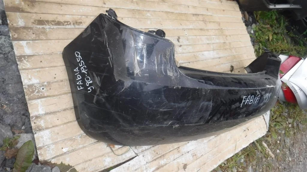 Бампер задний Skoda Fabia II (2007—2010)