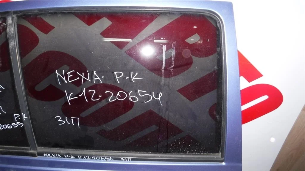 Стекло двери задней правой Daewoo Nexia I рестайлинг (2008—2016)