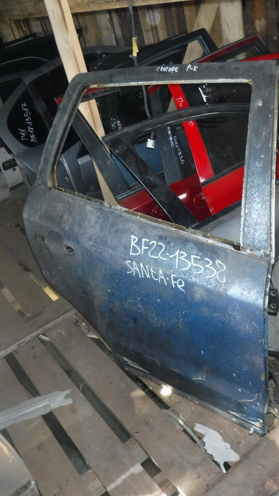 Дверь задняя правая Hyundai Santa Fe II (2005—2010)