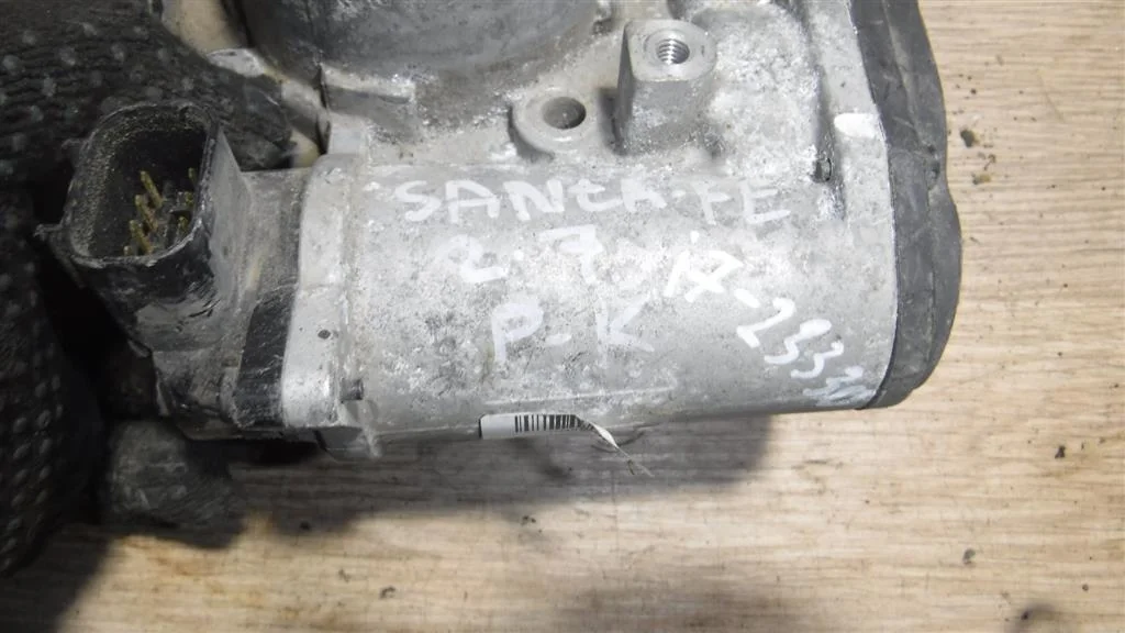 Заслонка дроссельная электрическая Hyundai Santa Fe II (2005—2010)