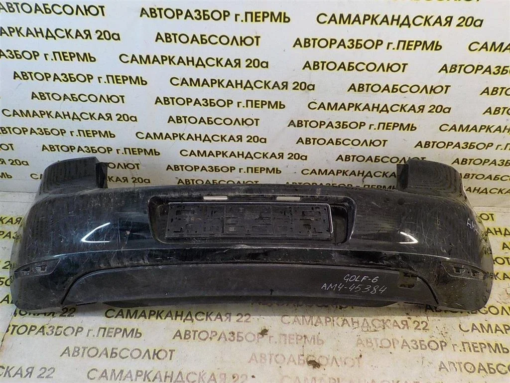 Бампер задний Volkswagen Golf Mk6 (2008—2012)