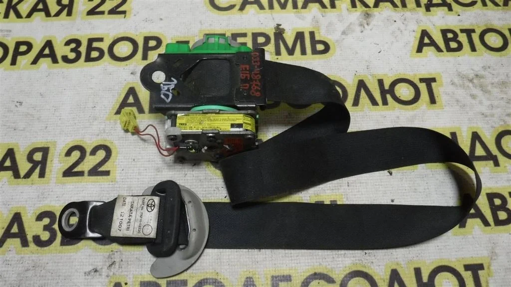 Ремень безопасности с пиропатроном Toyota Corolla X (2006—2010)