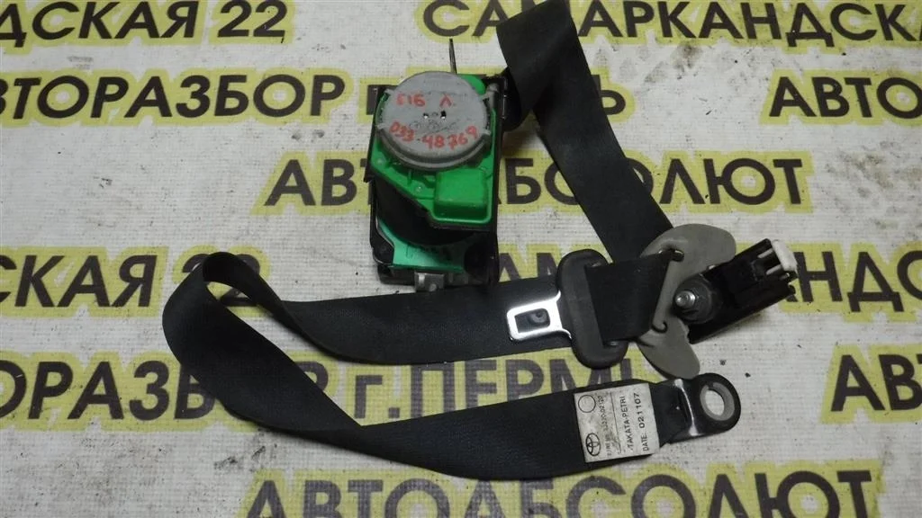 Ремень безопасности с пиропатроном Toyota Corolla X (2006—2010)