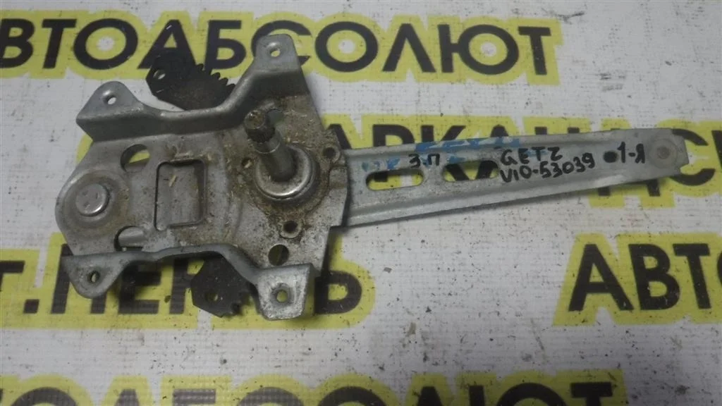 Стеклоподъемник механ. задний правый Hyundai Getz I рестайлинг (2005—2011)