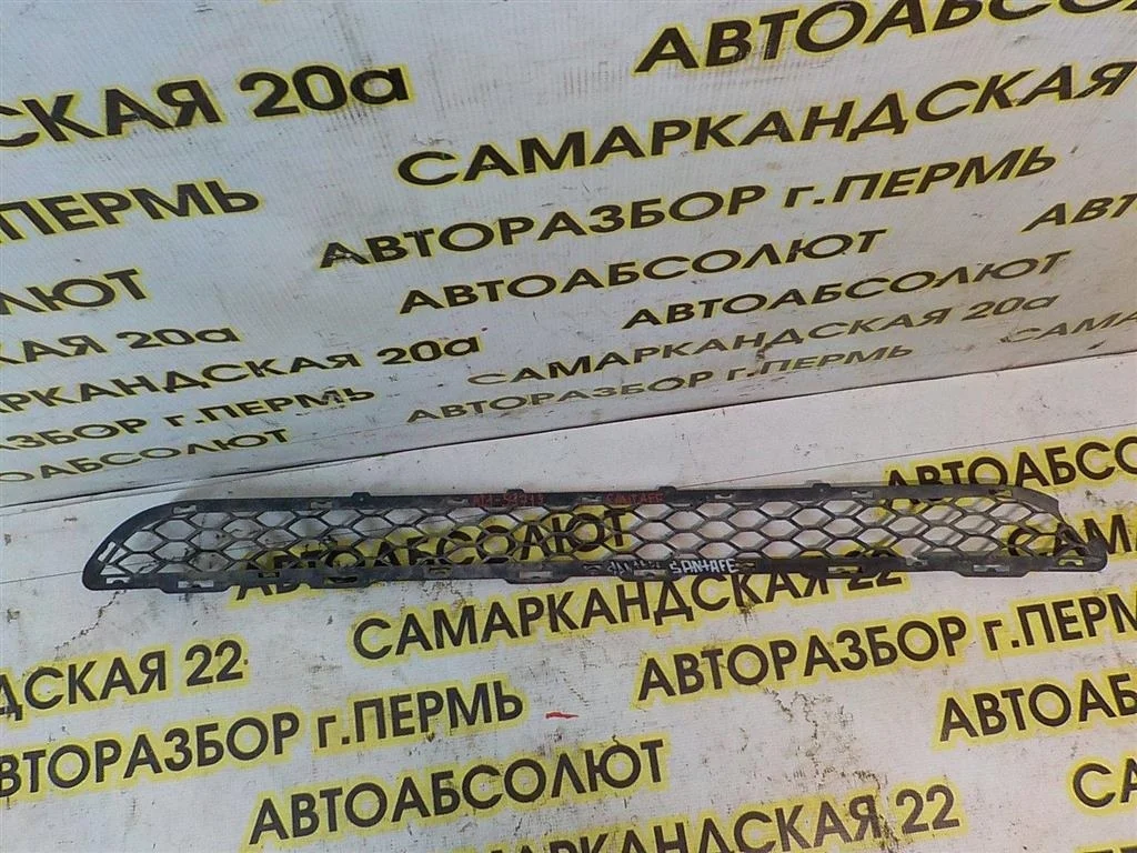 Решетка в бампер центральная Hyundai Santa Fe II (2005—2010)
