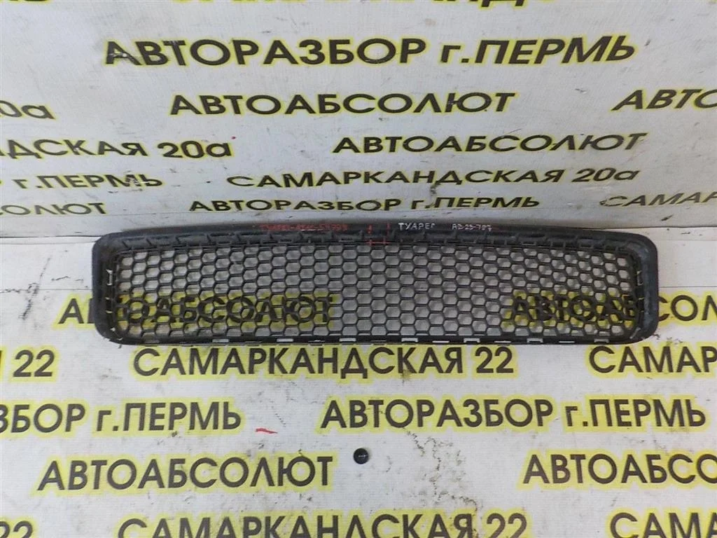 Решетка в бампер центральная Volkswagen Touareg I (2002—2006)