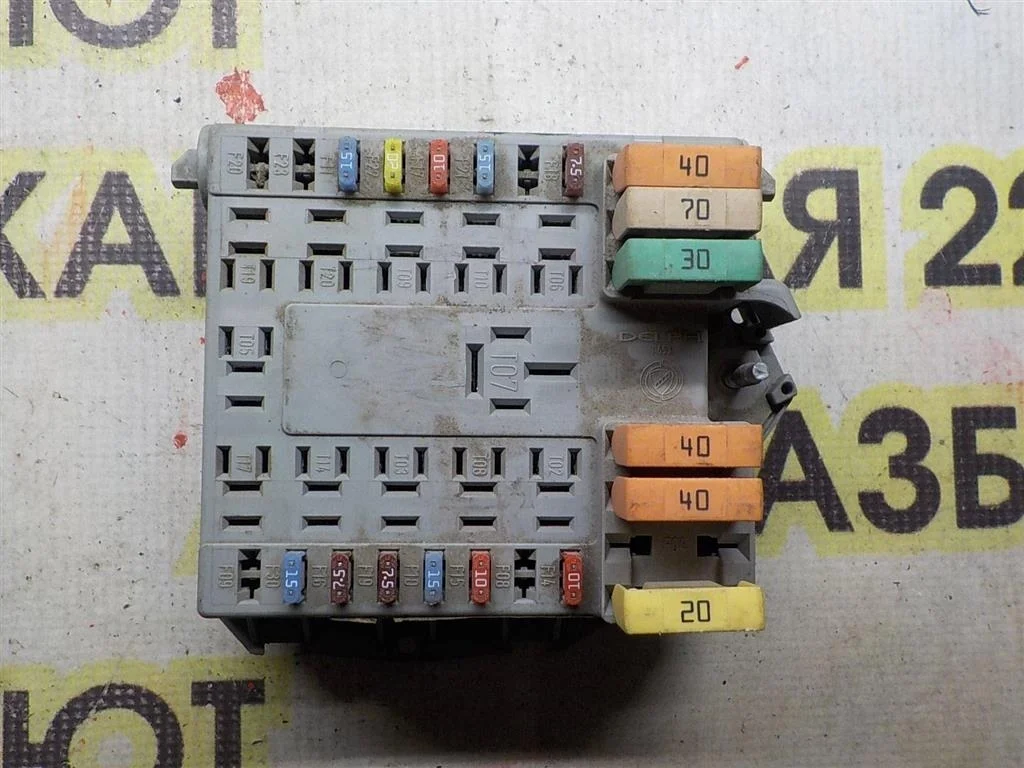 Блок предохранителей Fiat Albea I рестайлинг (2005—2012)