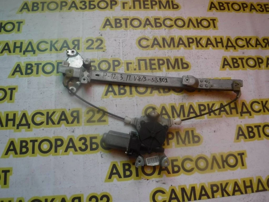 Стеклоподъемник электр. задний правый Nissan Primera P12 (2001—2008)
