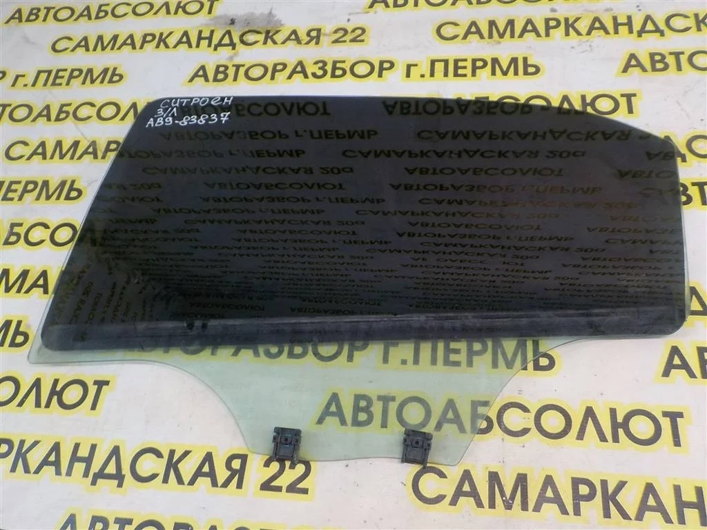 Стекло двери задней левой Citroen C-Elysee I (2012—2016)