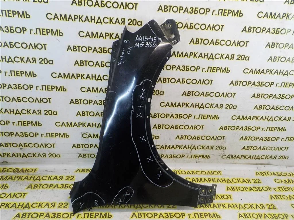 Крыло переднее правое Volkswagen Touareg II (2010—2014)