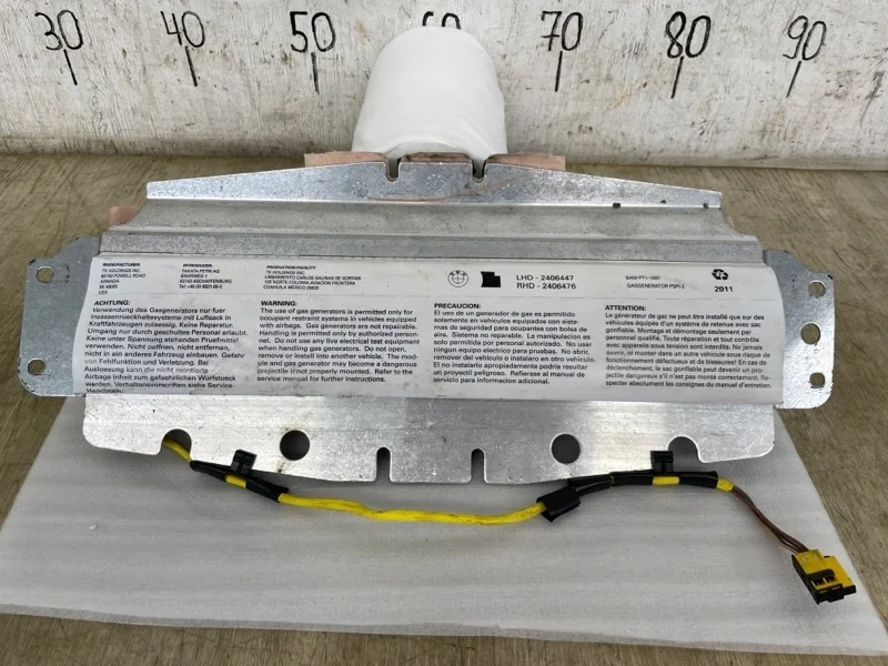 Аирбаг пассажирский Bmw X5 2012 72127943537 E70