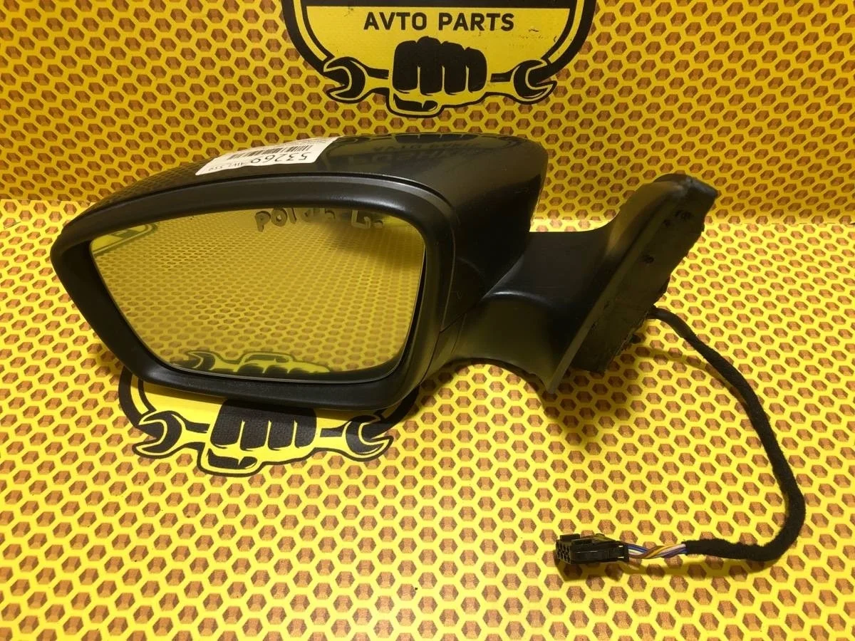 Зеркало заднего вида Volkswagen Polo 5JB857507E AW1, левое