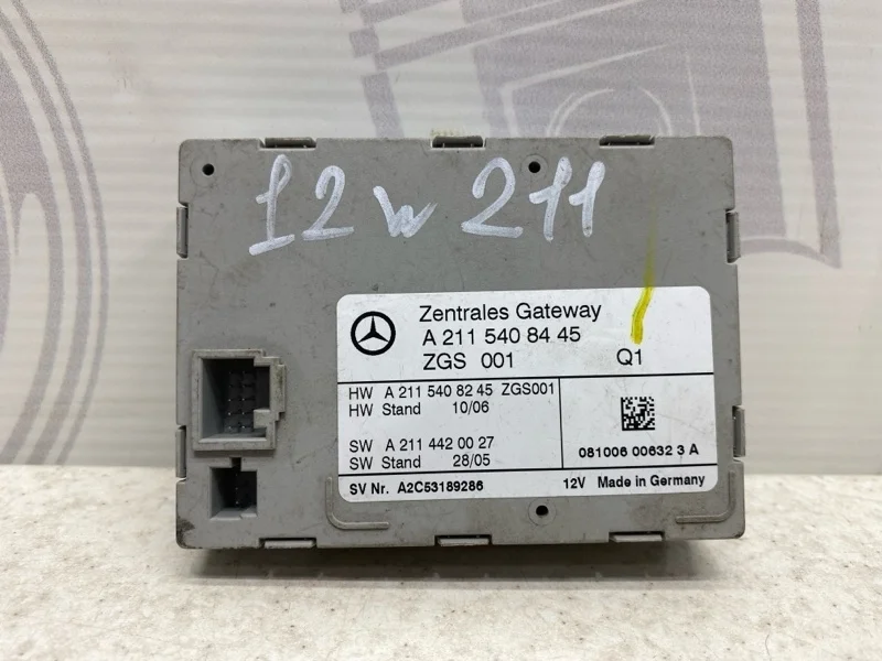 Блок zgw Mercedes-benz 2008 W211