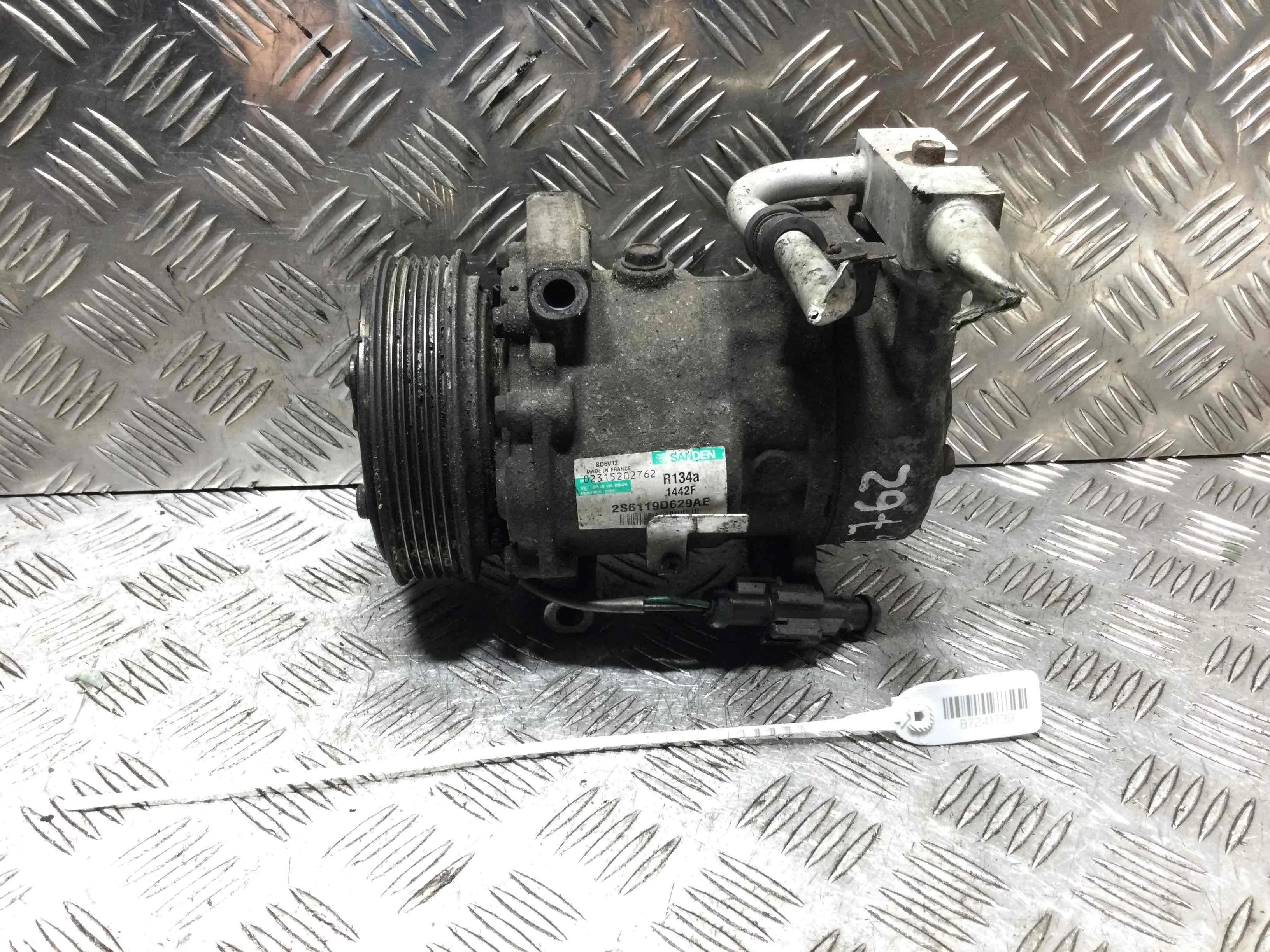 Компрессор кондиционера Mazda 2 1 поколение (2003-2005) дизель 1.4 TDCi Механика Х/б