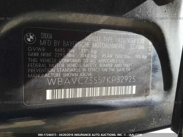 Продажа BMW 3er 3.0 (218Hp) (N52B25) 4WD AT по запчастям