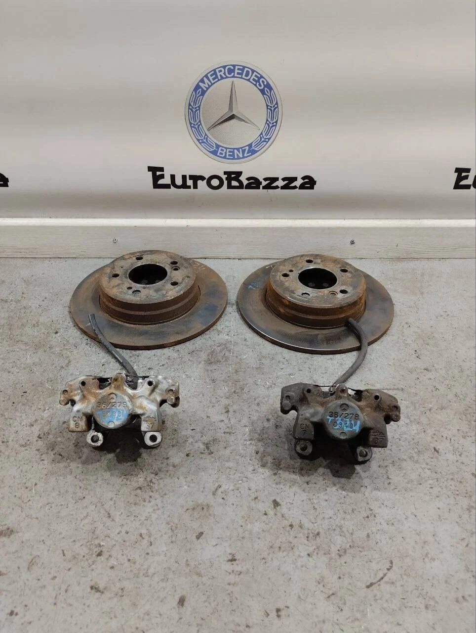 Задняя тормозная система Mercedes W203