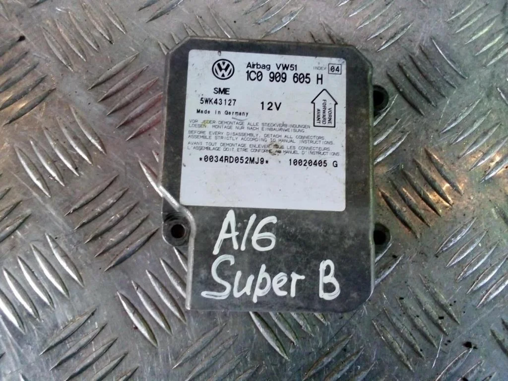 Блок управления SRS (AIR BAG) SKODA SUPERB I (200