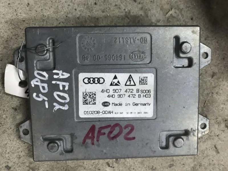 Блок управления светом Audi A8 (D4) 2010-2014 2011 4H0907472B 2.0 I CHJA