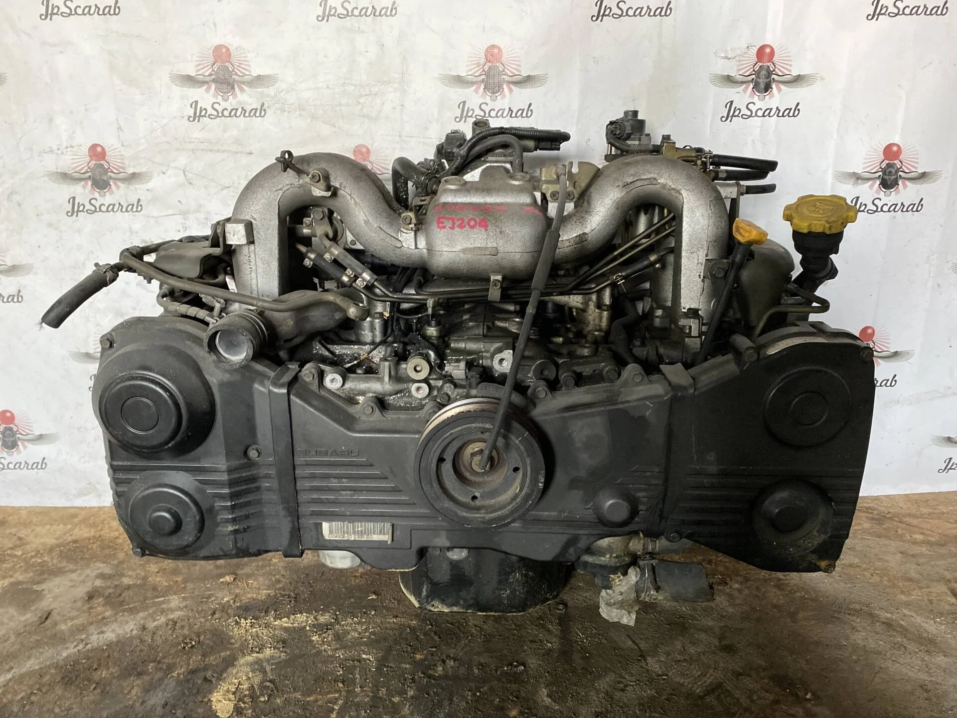 Двигатель Subaru Legacy B12 BH5 EJ204 EJ204DXDBE-0D7