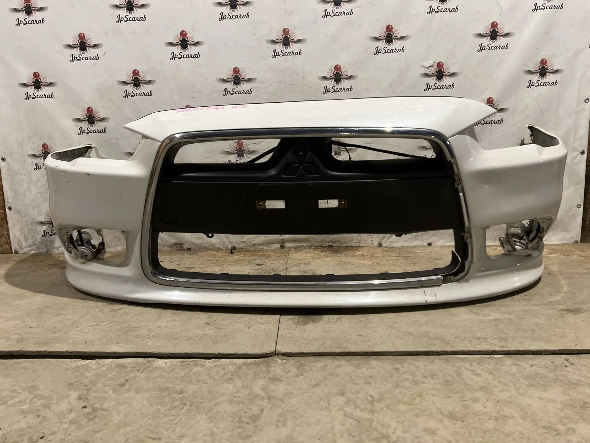 Бампер передний Mitsubishi Lancer 10 CY Рестайлинг