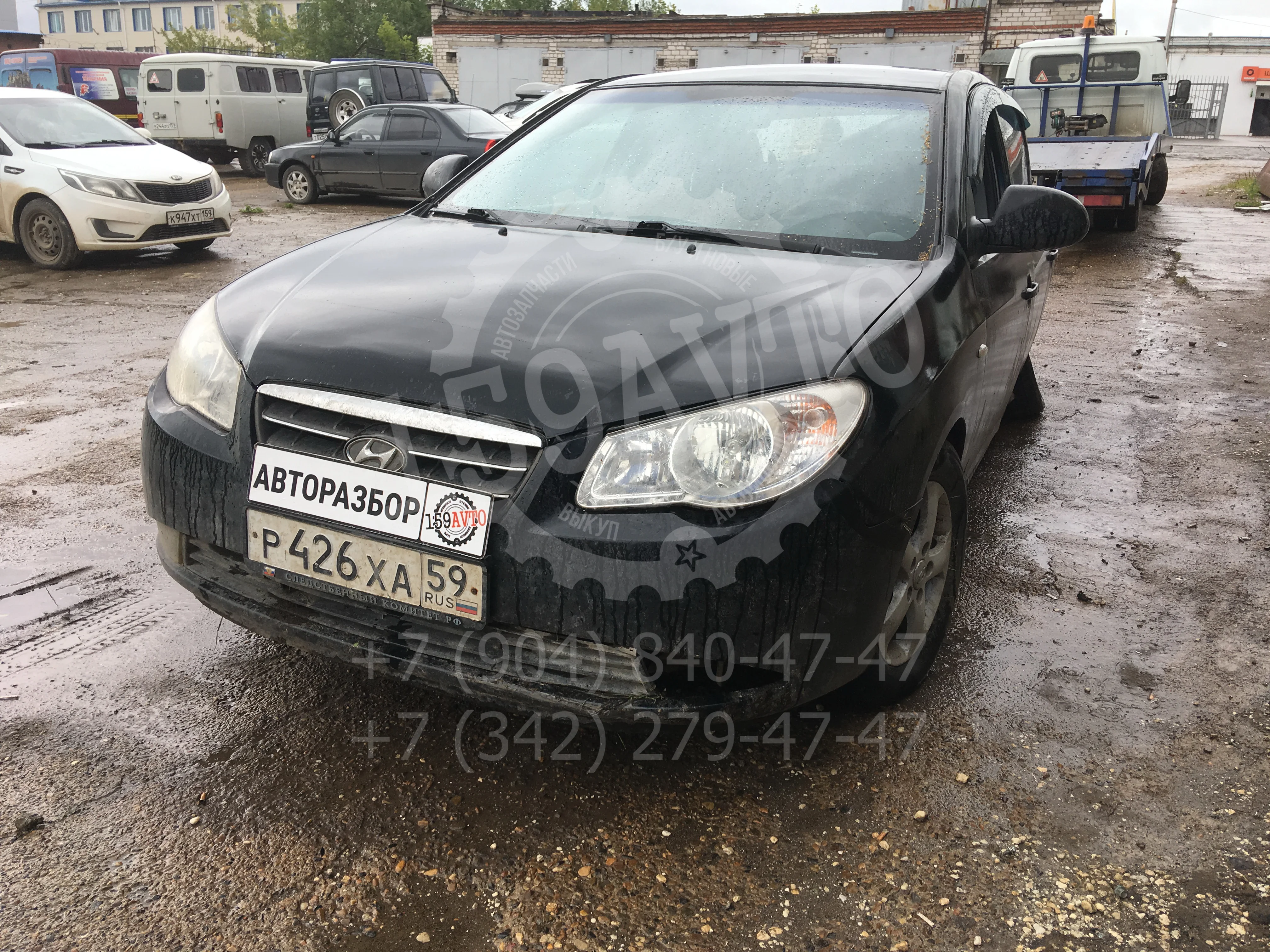 Продажа Hyundai Elantra 1.6 (123Hp) (G4FC) FWD AT по запчастям