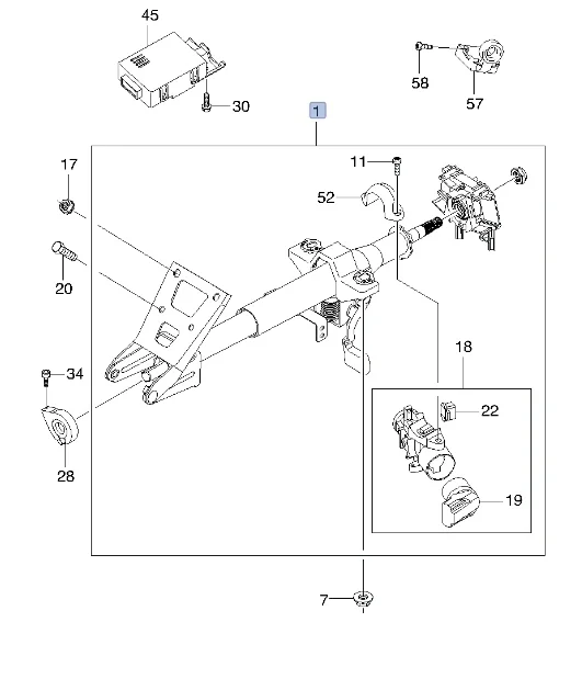 Рулевая колонка Chevrolet Lacetti 2008 J200