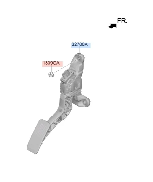 Педаль газа Kia Cerato 2018 BD