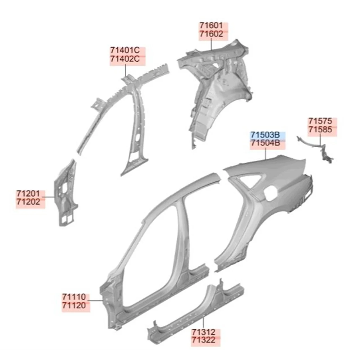 Крыло Hyundai Sonata 2021 DN8