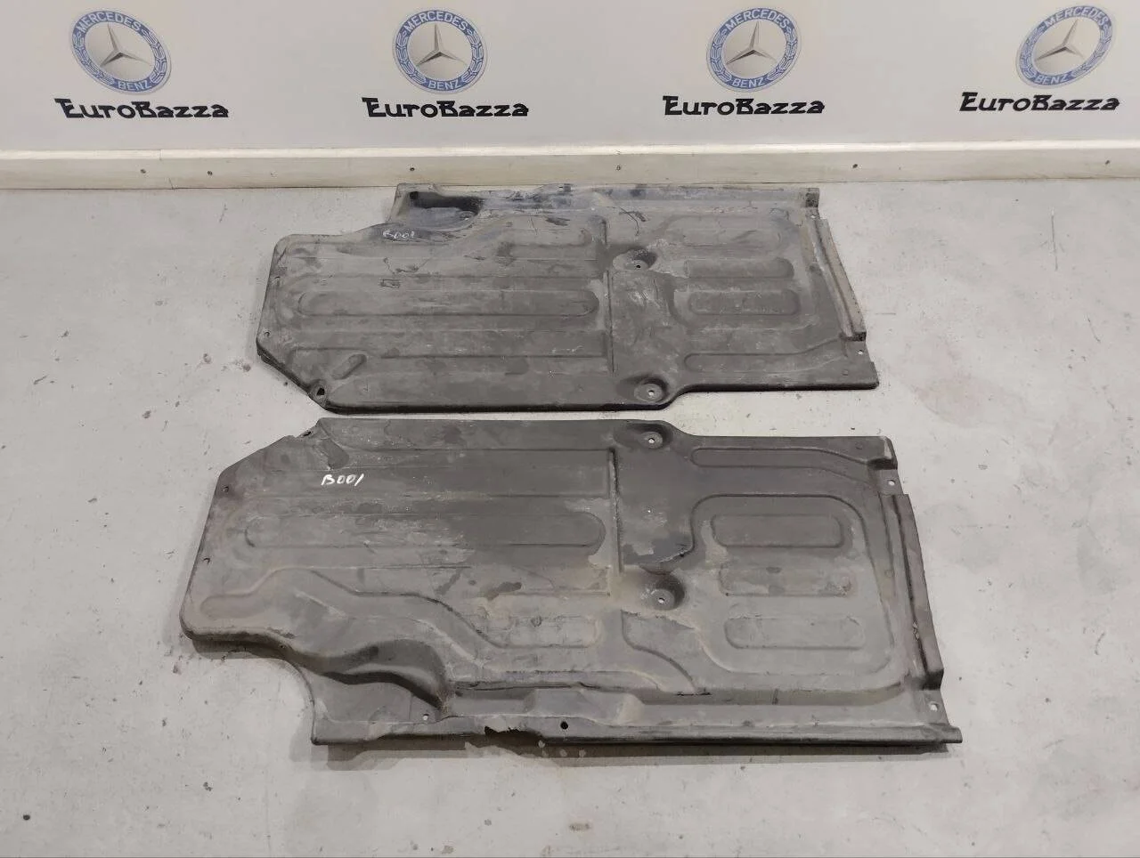 Задняя защита днища Mercedes W219