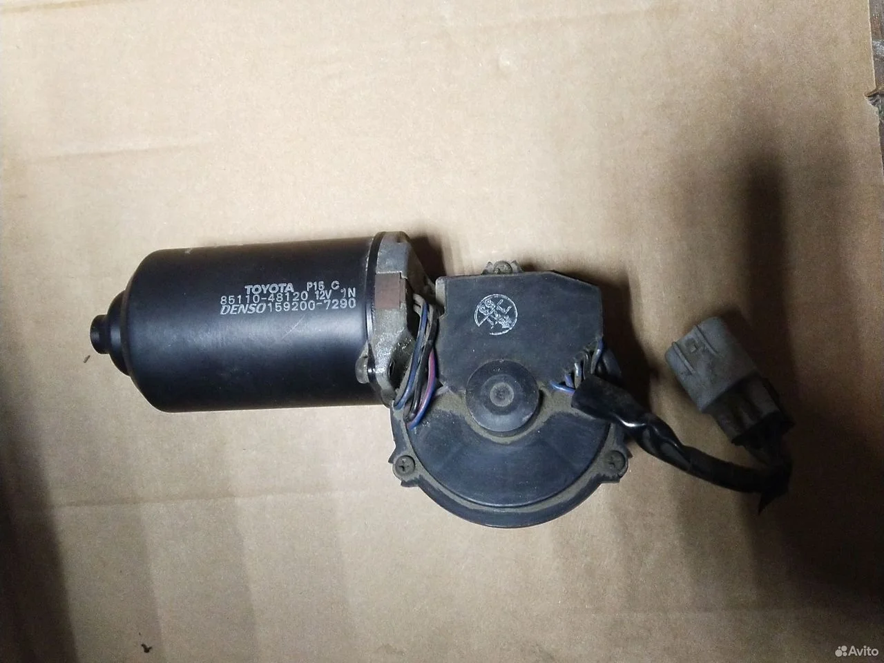Моторчик стеклоочистителя на toyota highlander