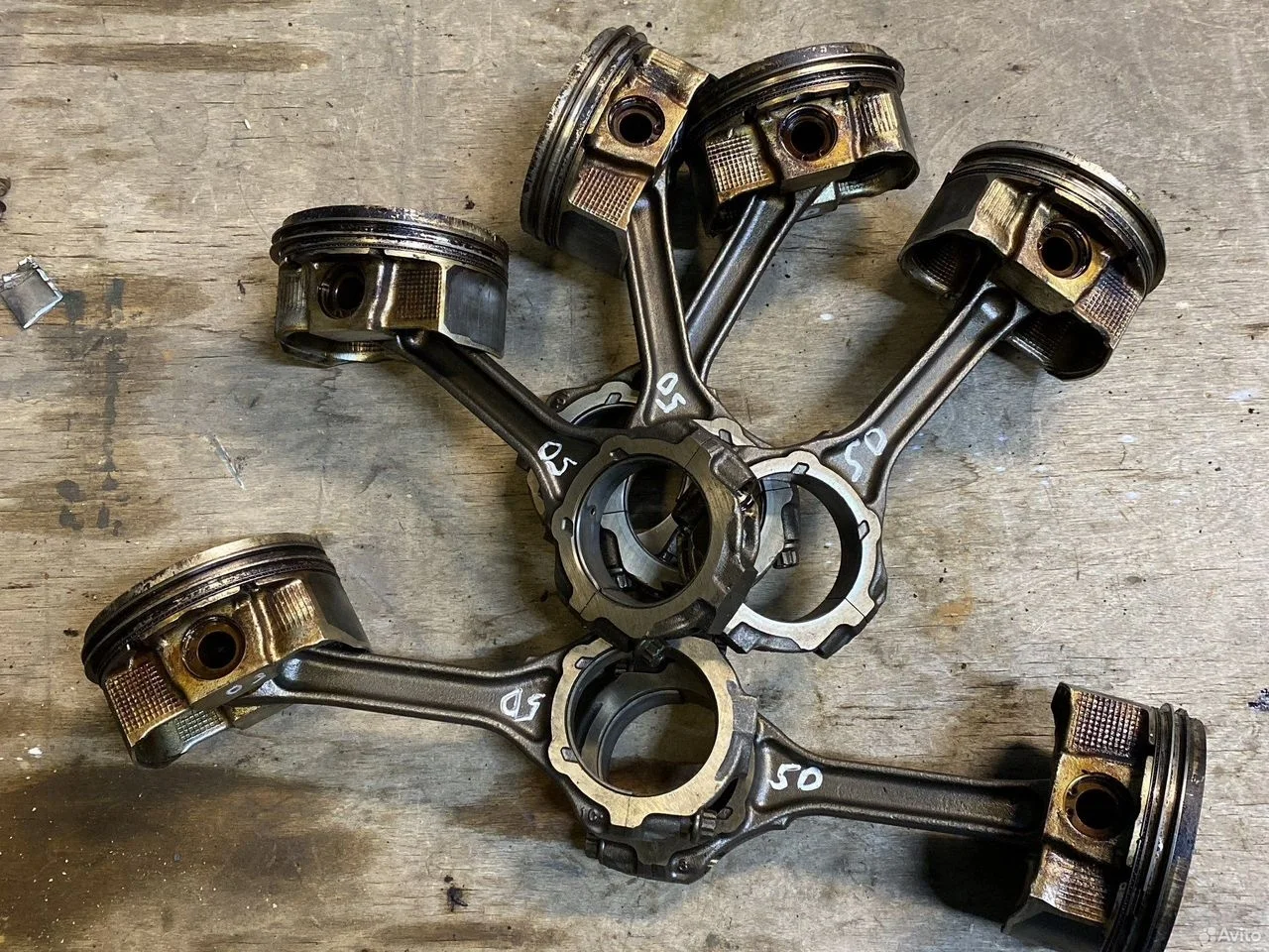 Шатун с поршнем для инфинити vk50ve