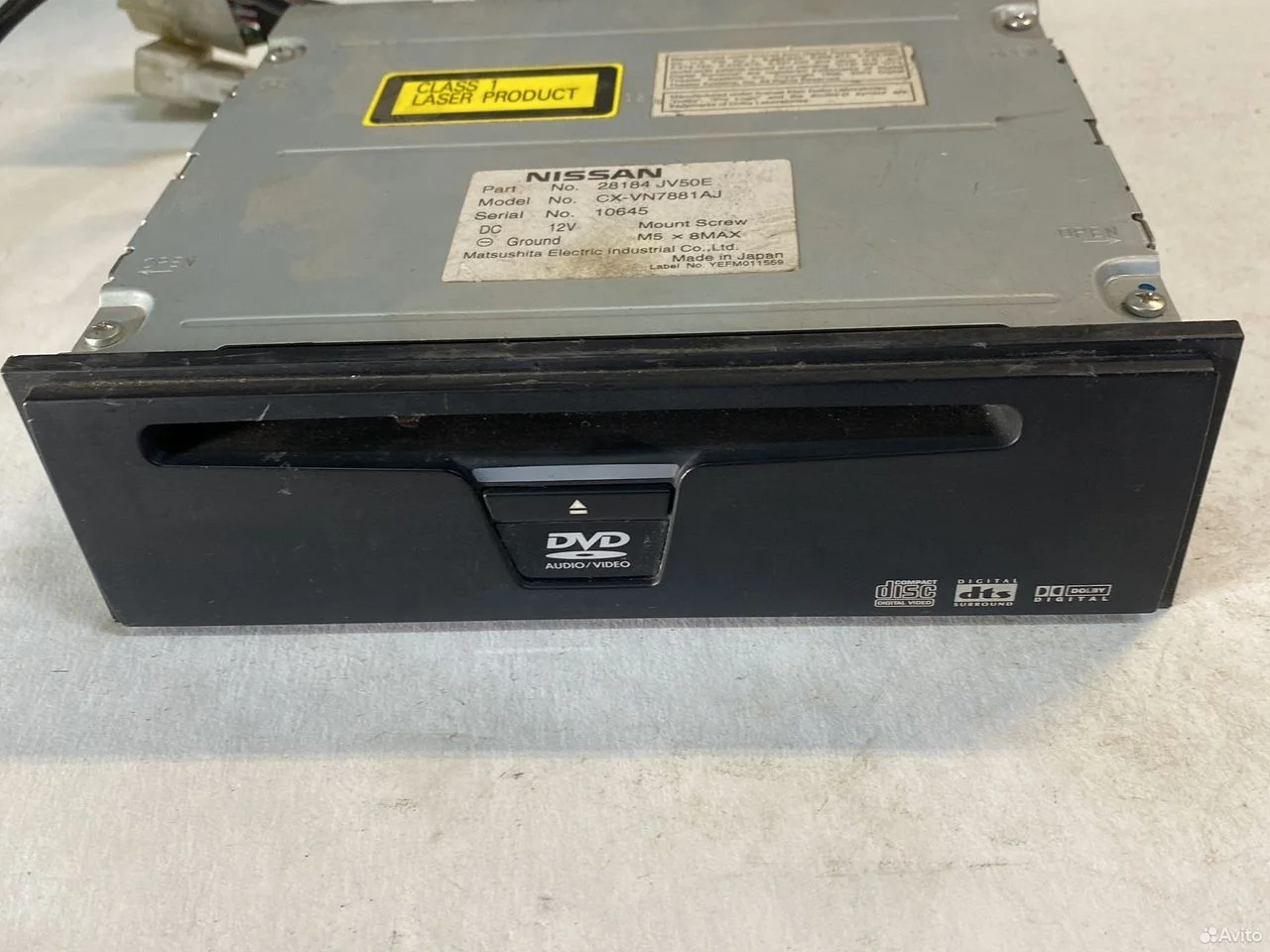 Cd dvd проигрыватель ниссан infiniti