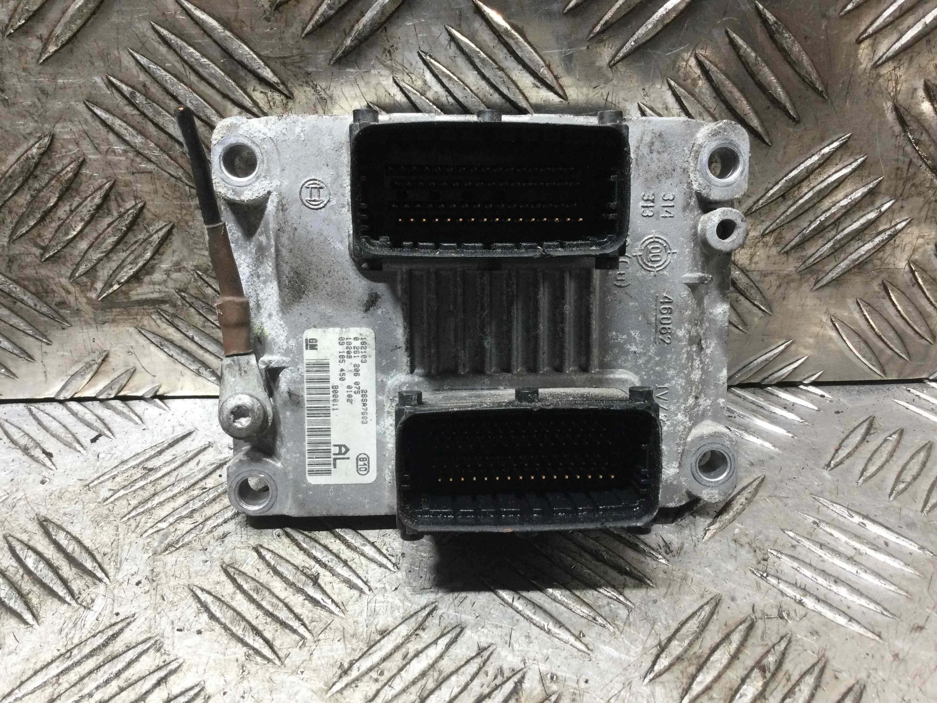 Блок управления двигателем Opel Agila 1 поколение [рестайлинг] (2003-2007) бензин 1.2 i Механика Х/б