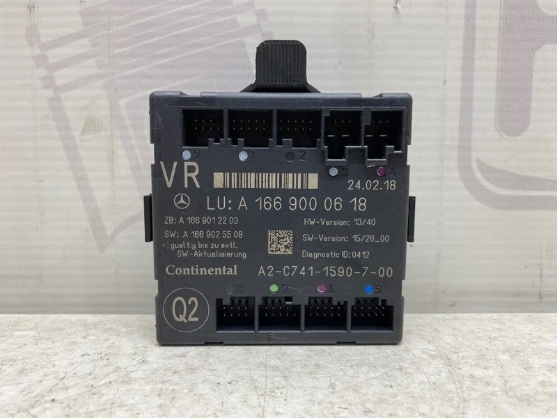 Блок управления передней правой двери Mercedes-benz GLE 2018 W166