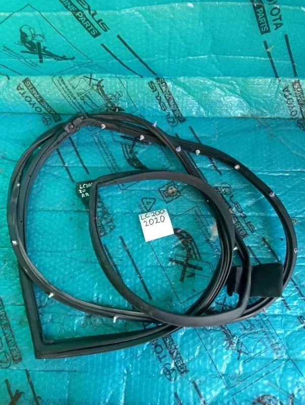 Уплотнитель двери задней правой Toyota Land Cruiser 200 2020 6787160110 URJ202 4.6 1UR-FE, задний правый