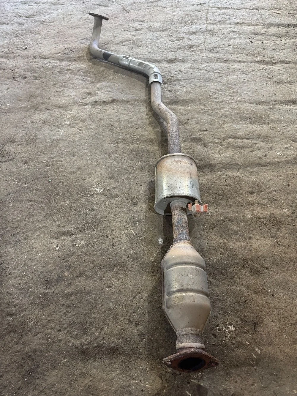 Резонатор глушителя оригинал Киа Рио 3 Хендай