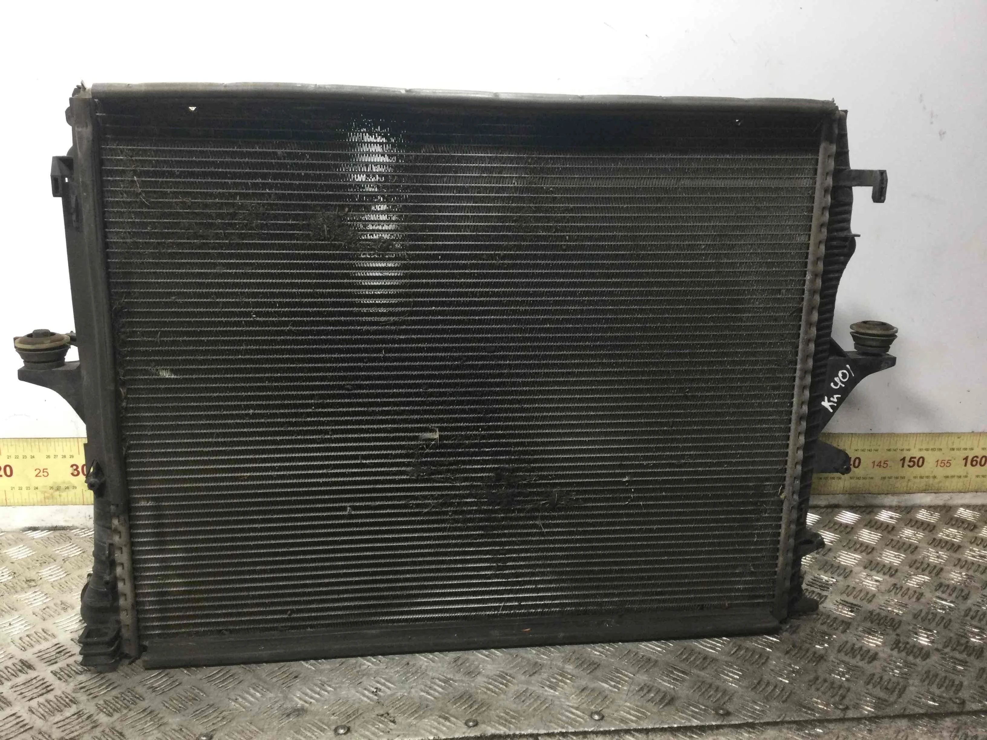 Радиатор (основной) Volkswagen Touareg 1 поколение 2002-2007 дизель 2.5 TDI Автомат Внедорожник