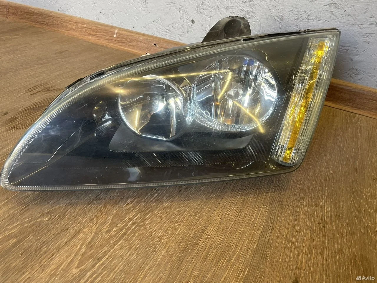 Фара левая ford focus 2 2004-2008 черная