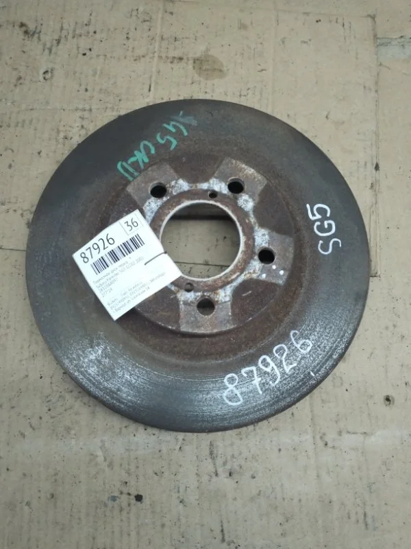 Тормозной диск Subaru Forester 2002 SG5