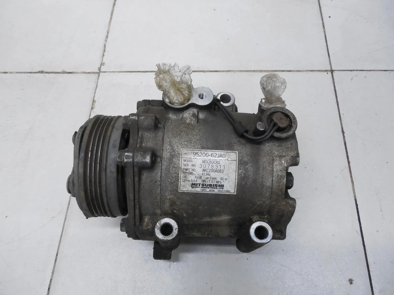 Компрессор системы кондиционирования Swift 2004-2010