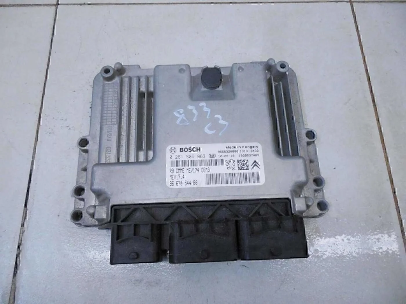 Блок управления двигателем C3 2009-2016