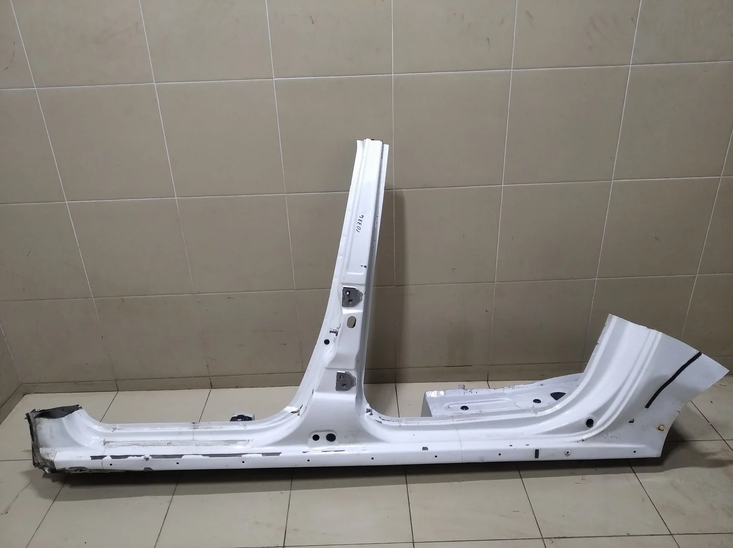 Порог со стойкой левый Logan 2005-2014