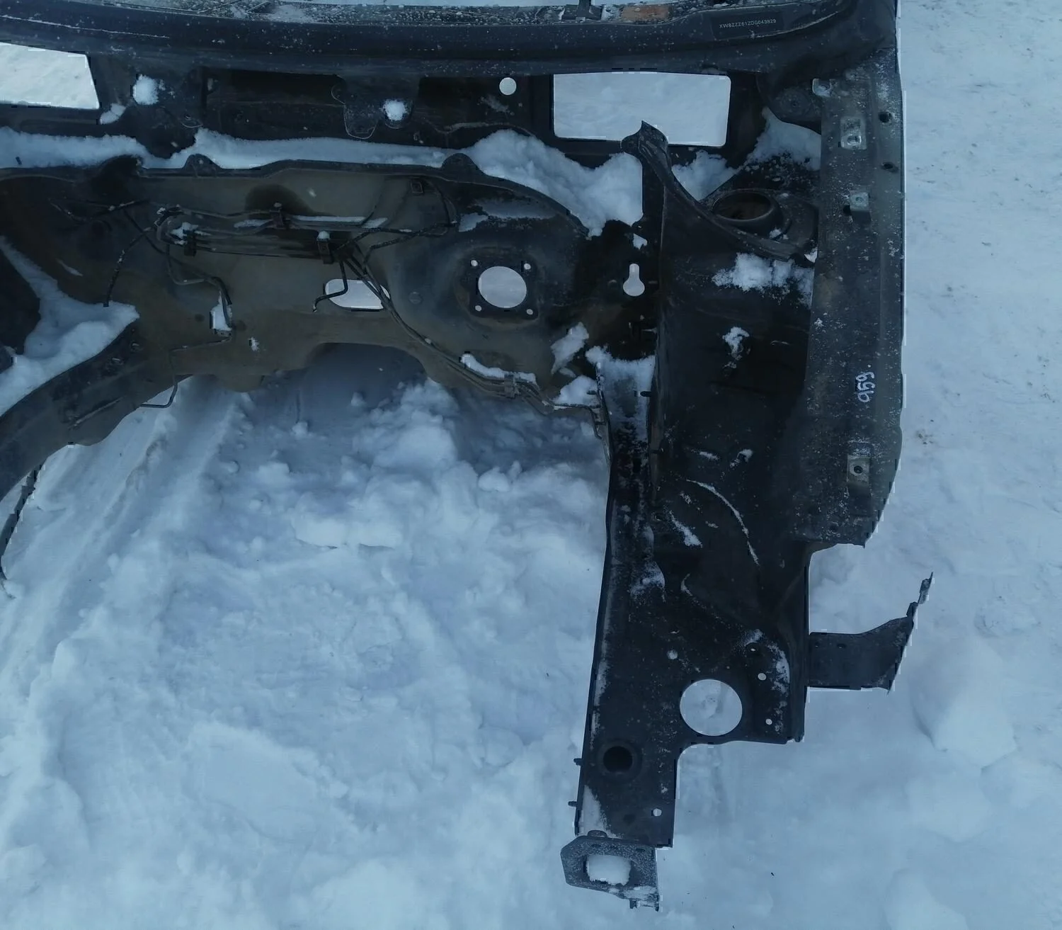 Лонжерон передний левый Polo (Sed RUS) 2011>