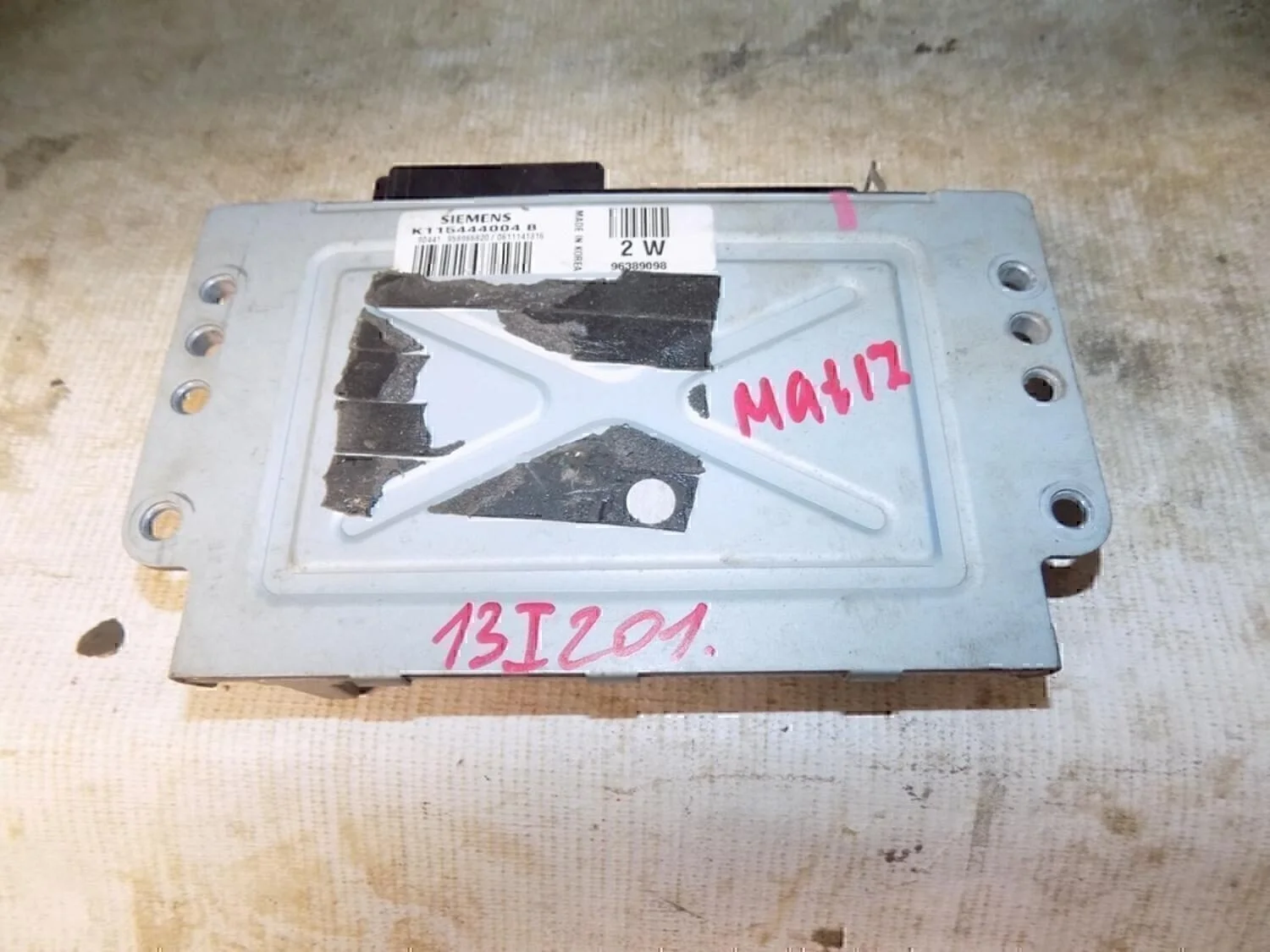 Блок управления двигателем Matiz 2001-2015