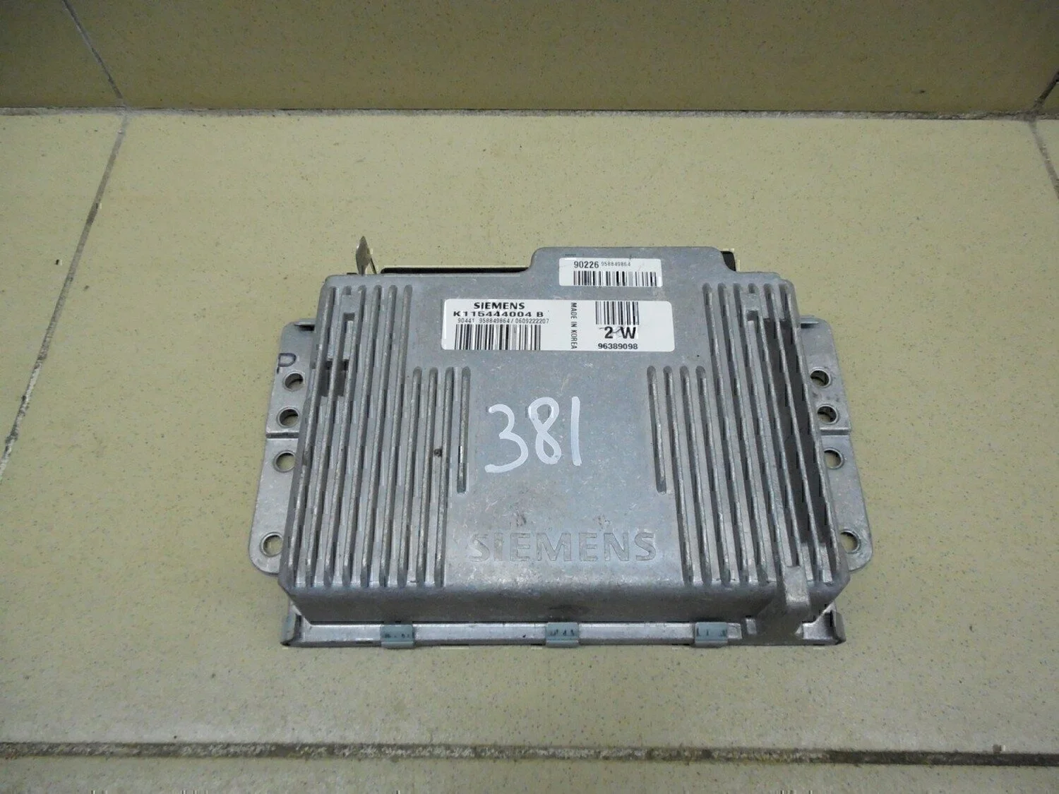 Блок управления двигателем Matiz 2001-2015