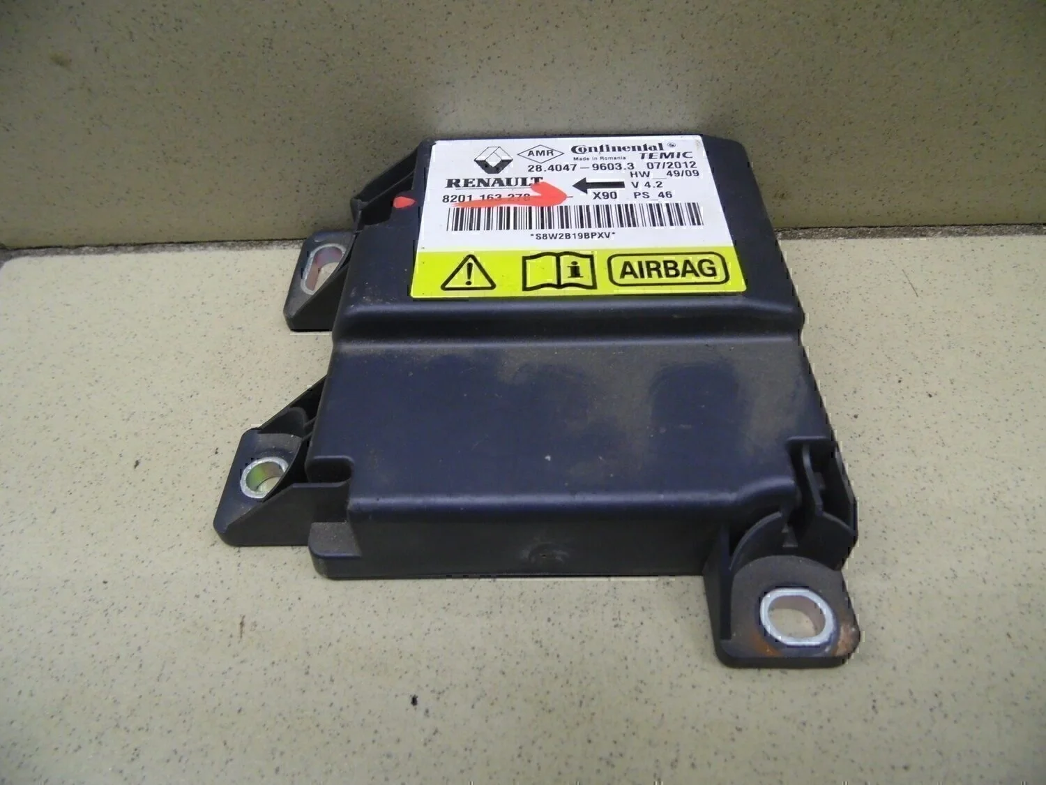 Блок управления AIR BAG Logan 2005-2014