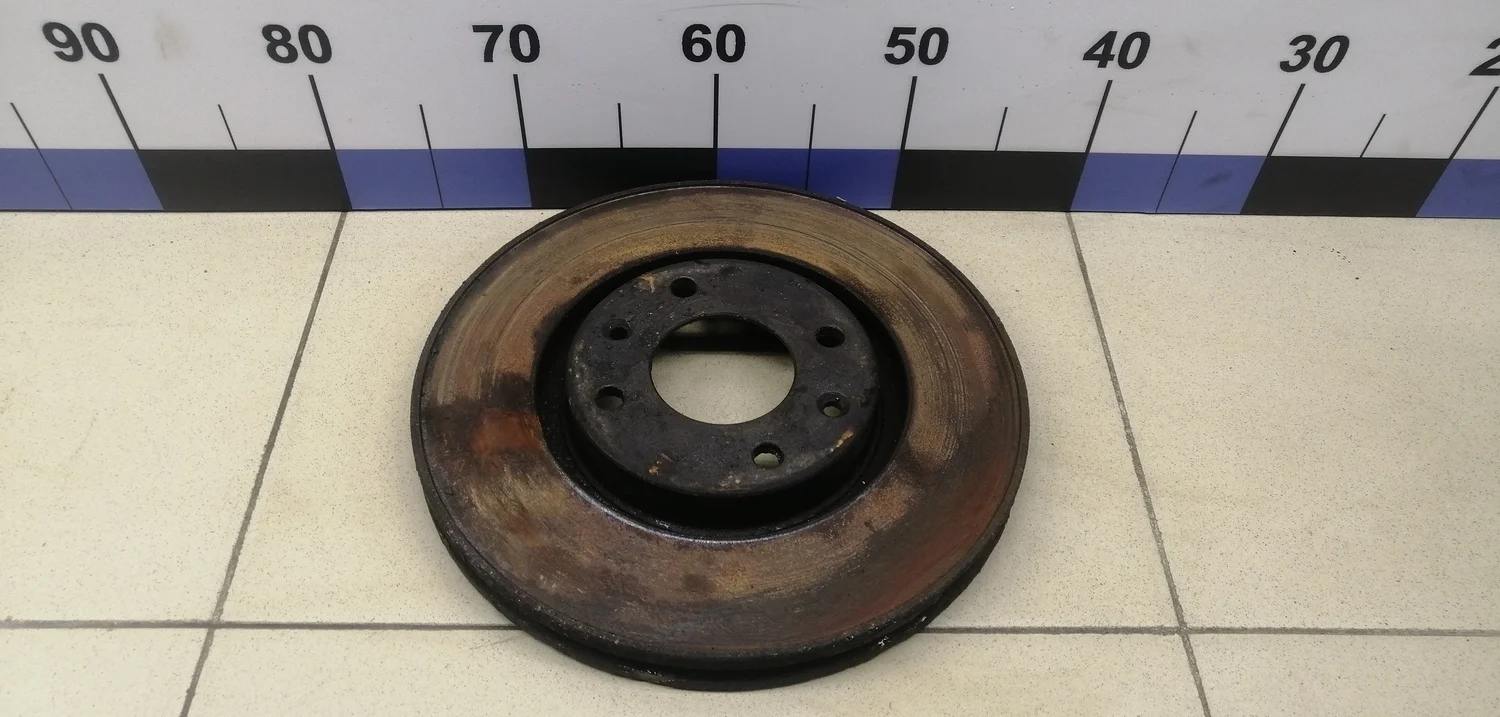 Диск тормозной передний вентилируемый 206 1998-2012