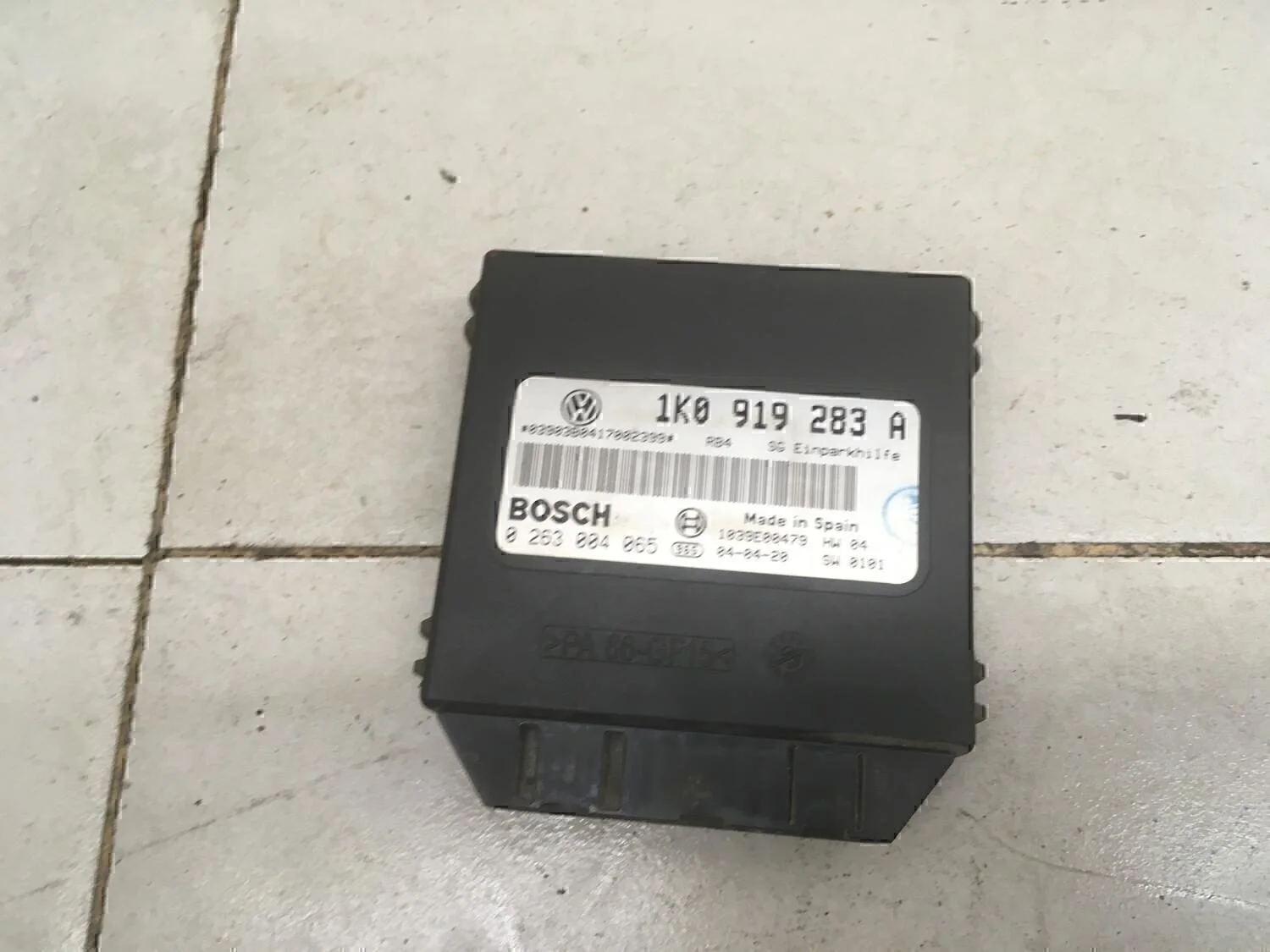 Блок управления парктроником	 Golf V 2003-2009