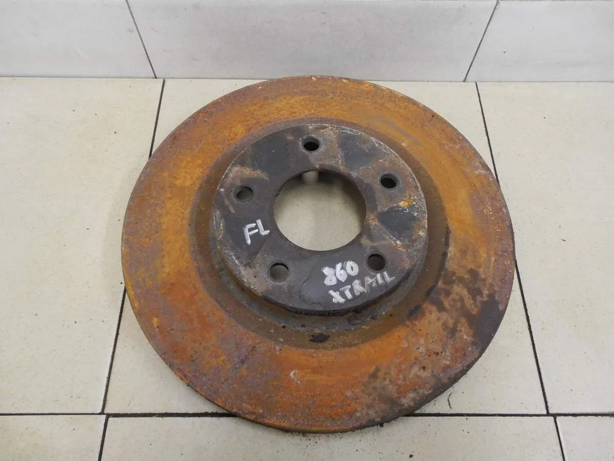 Диск тормозной передний вентилируемый Qashqai (J10) 2006-2014